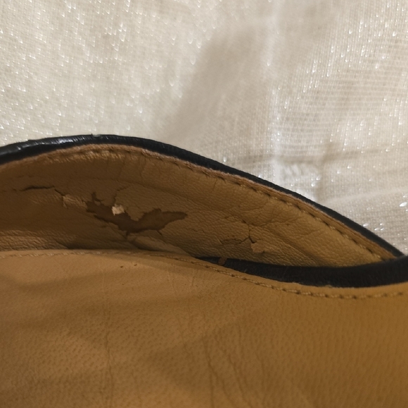 Antonio Melani Black and Tan Heels with Ankle Strap - Picture 9 of 13